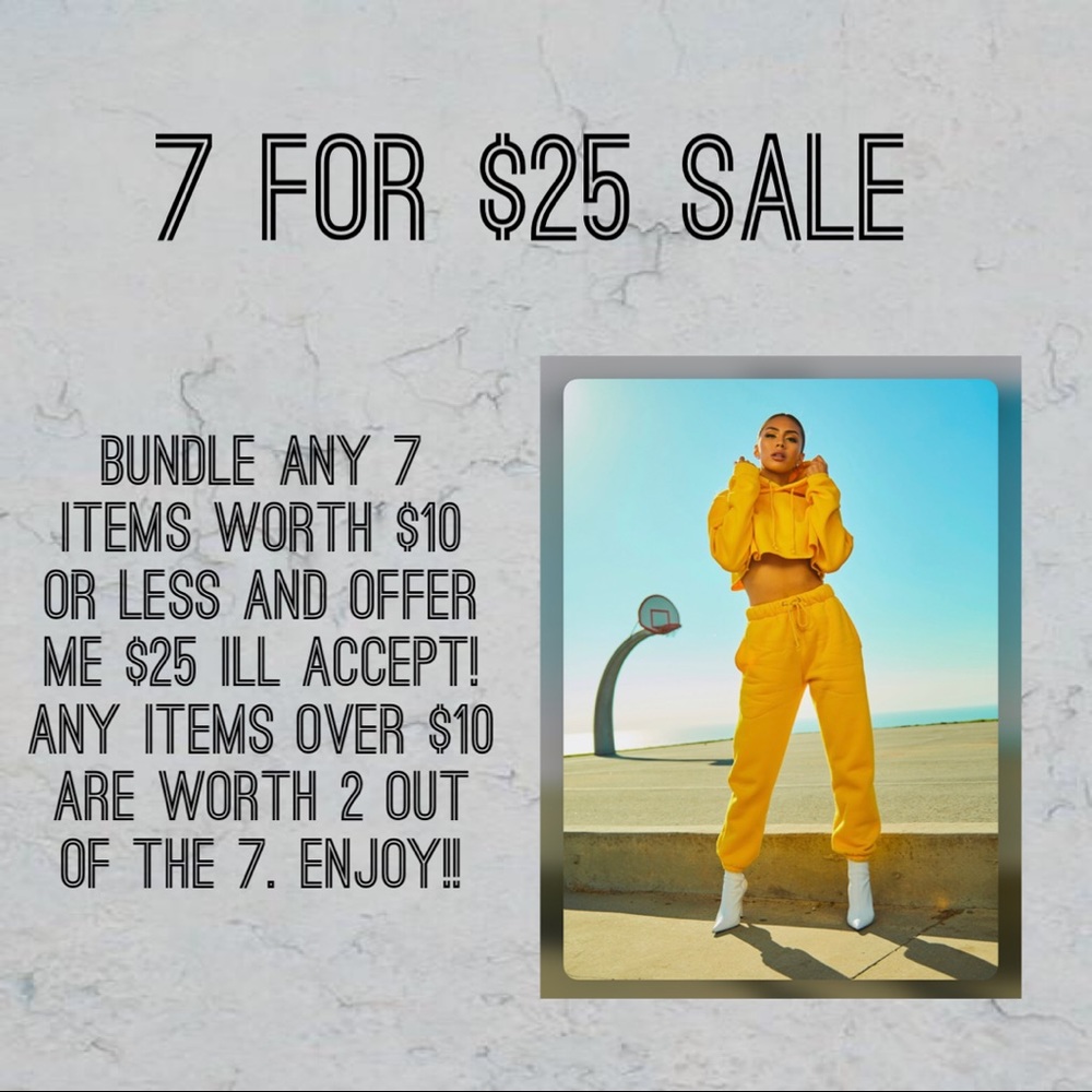 7 for $25 sale 💎